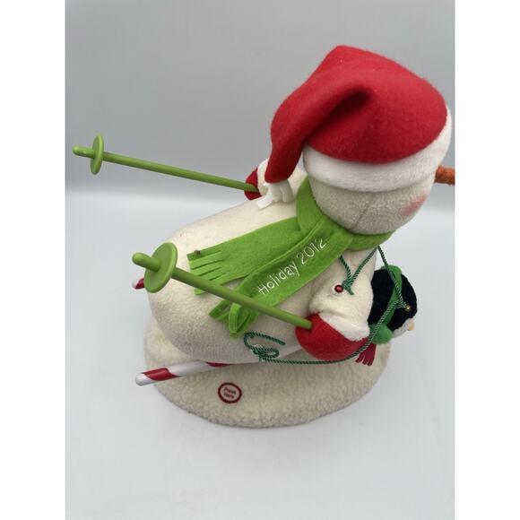 2012 Hallmark Jingle Pals Swooshin Duo Animated Snowman With Music Christmas - Picture 3 of 16